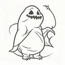 jack and oogie boogie tattoo design idea