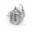 avos tattoo design idea