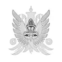 maori Egyptian eagle wing tattoo design idea