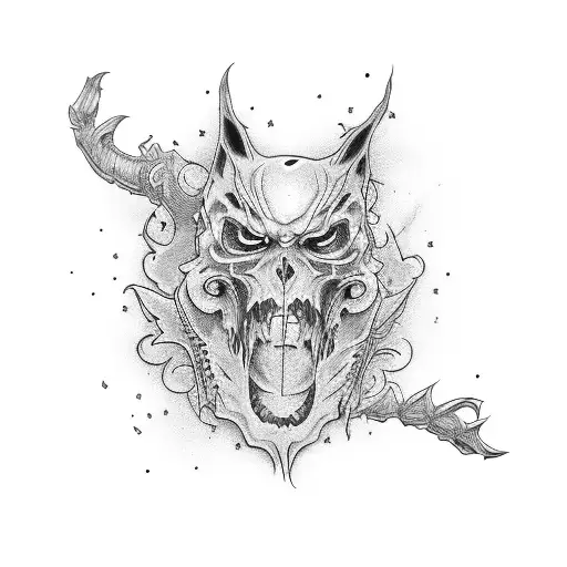 shinigami tattoo design idea