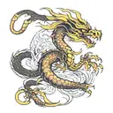 scorpion dragon tattoo design idea