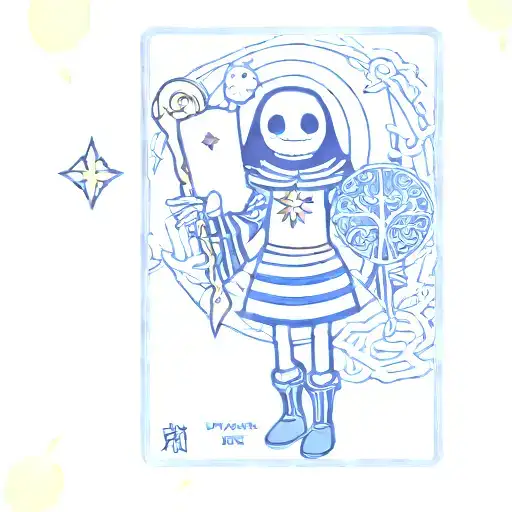 Chara undertale tarot card tattoo design idea