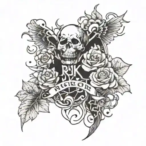 no risk no reward tattoo design idea