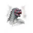 Shin Godzilla tattoo design idea