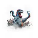 Shin Godzilla tattoo design idea