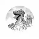 Shin Godzilla tattoo design idea