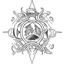 eclipse lunar  tattoo design idea