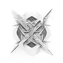 sand tattoo design idea