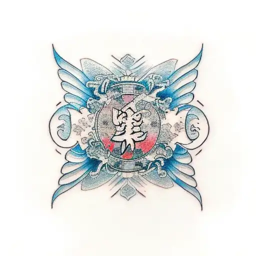 3 Angels  tattoo design idea