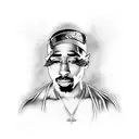 makaveli 2pac tattoo design idea