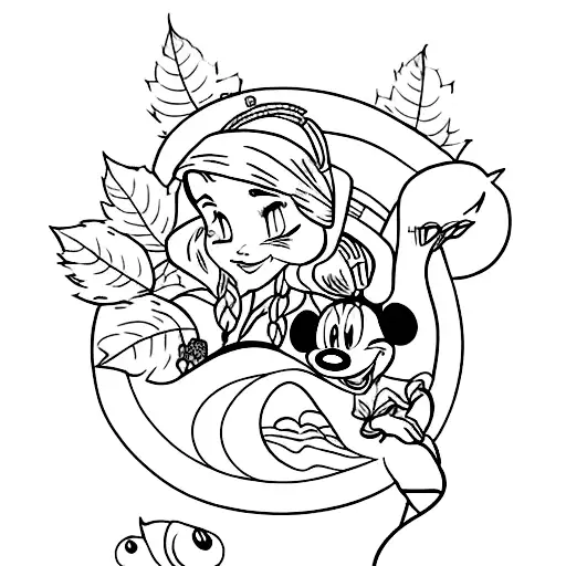 Disney Ezekiel autumn Penelope ophelia tattoo design idea