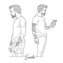 suicide boys tattoo design idea