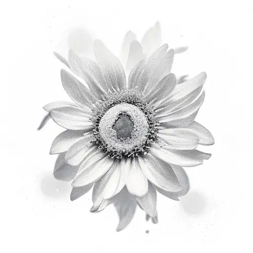 edelweiss flower tattoo design idea