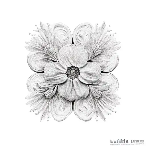 edelweiss tattoo design idea