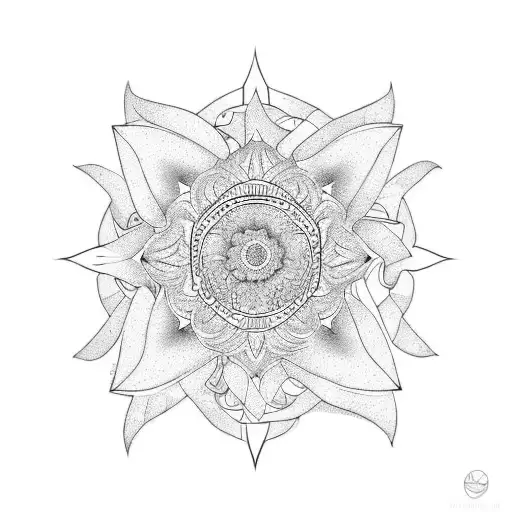 edelweiss tattoo design idea
