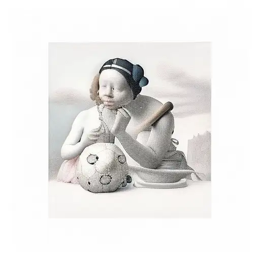 david by michelangello kissed by girl with pearl eearrings by vermeer for microrealism tattoo tattoo design idea