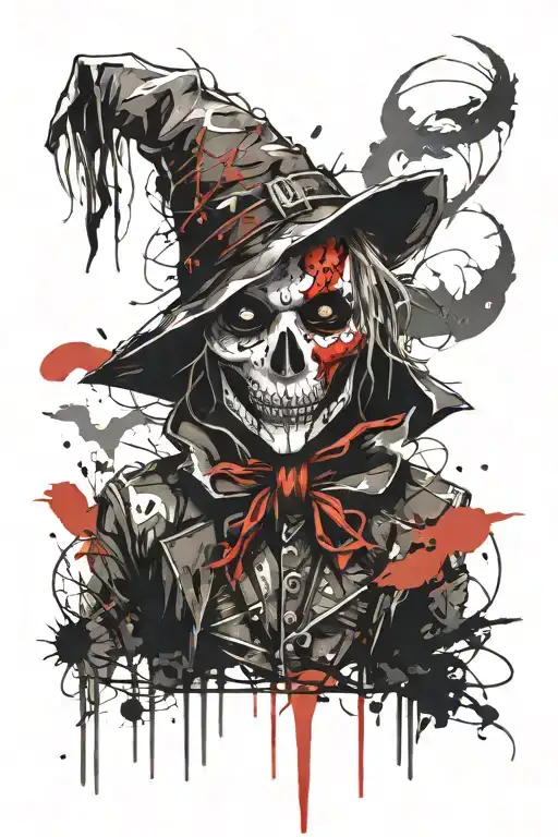 scarecrow tattoo design idea