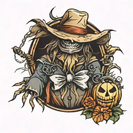 scarecrow tattoo design idea