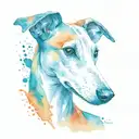Whippet tattoo design idea
