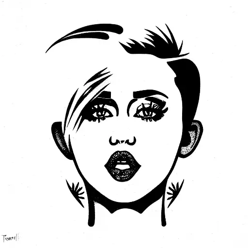 miley cyrus tattoo design idea