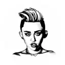 miley cyrus tattoo design idea