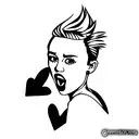 miley cyrus tattoo design idea