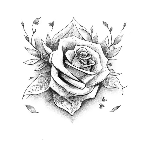 dove with roses from sholder to elbow tattoo design idea