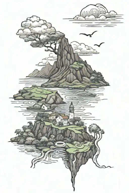 azores, pico island, Portugal, tattoo design idea