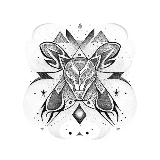 A traditional tattoo design featuring a psychedelic twist, inspired by the beauty of nature. tattoo design idea