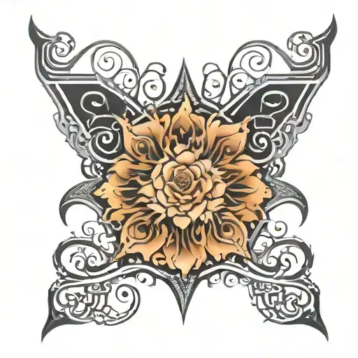 please create a tattoo with the following names in a design, make sure the letters are spelled correctly (in tattoo design idea