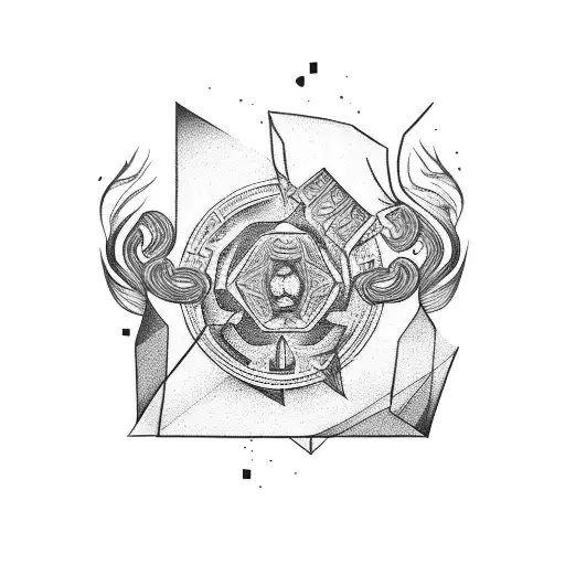 strong mind tattoo design idea