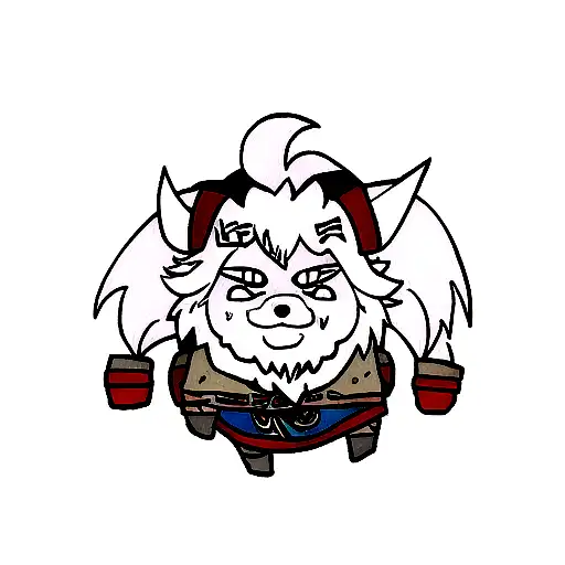 viking wolf tattoo design idea