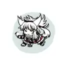 viking wolf tattoo design idea