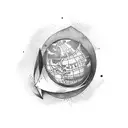 globe tattoo design idea