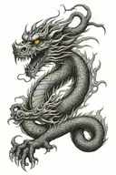 Chinees dragon tattoo tattoo design idea