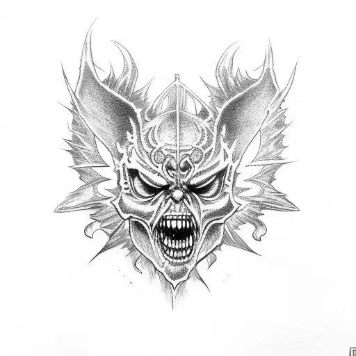 Beelzebub tattoo design idea