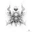 Beelzebub tattoo design idea