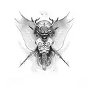 Beelzebub tattoo design idea