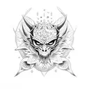 Beelzebub tattoo design idea