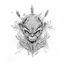 Beelzebub tattoo design idea