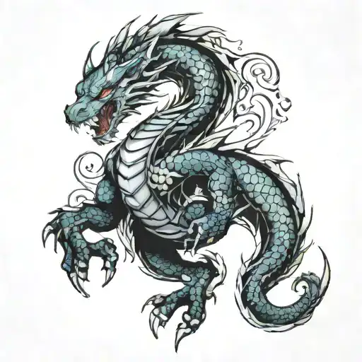 Half sleeve wrapped around on my upper arm.  I would like to have a dragon, black panther (marvel superhero), and Garnet tattoo design idea