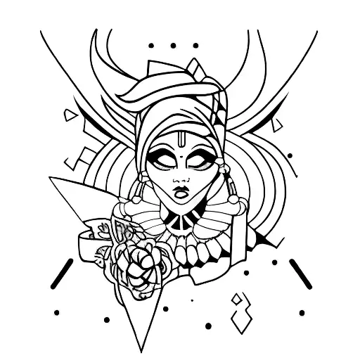 Por ti lo doy to diosa sin un dios  tattoo design idea