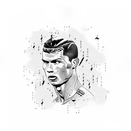 Cristiano Ronaldo  tattoo design idea