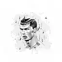 Cristiano Ronaldo  tattoo design idea
