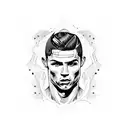 Cristiano Ronaldo  tattoo design idea