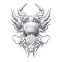 radscorpion and diablos tattoo design idea