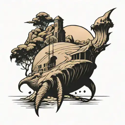 Shai-Hulud free dusk dune tattoo design idea