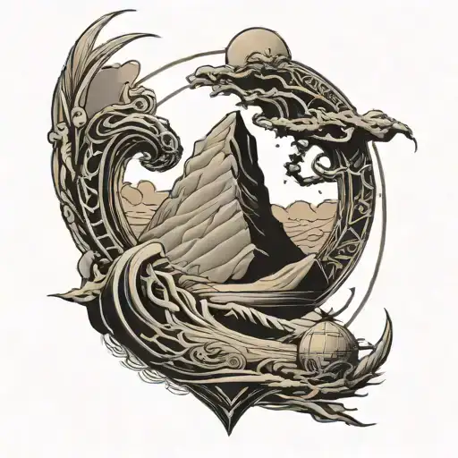 Shai-Hulud  dusk dune tattoo design idea