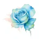 moonlight rose tattoo design idea