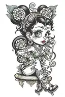 Betty Boop tattoo design idea